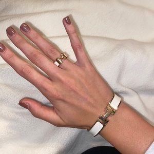 H bracelet & ring set